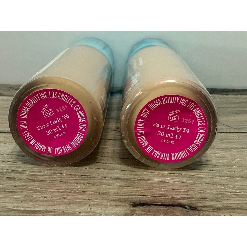 2x Uoma by Sharon C Flawless IRL Skin Perfecting Foundation